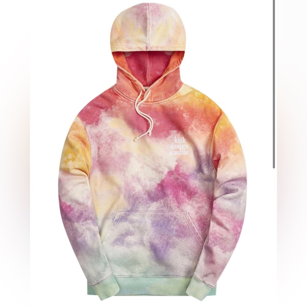 Rare authentic like new Kith Design Studios tie dyed sweatshirt hoodie - Medium
